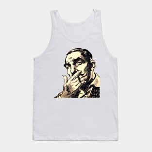 man smoking cigarette tattooed hand Tank Top